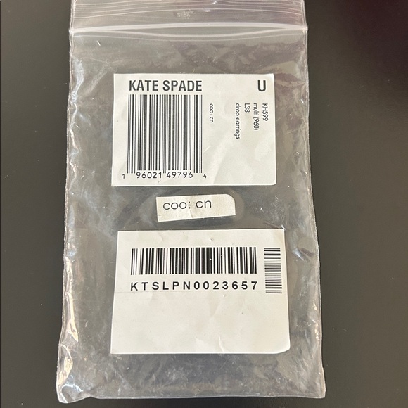 Kate Spade Sweet Treasures Drop Earrings NWT Cocktail Glasses MSRP $128 - Picture 12 of 16